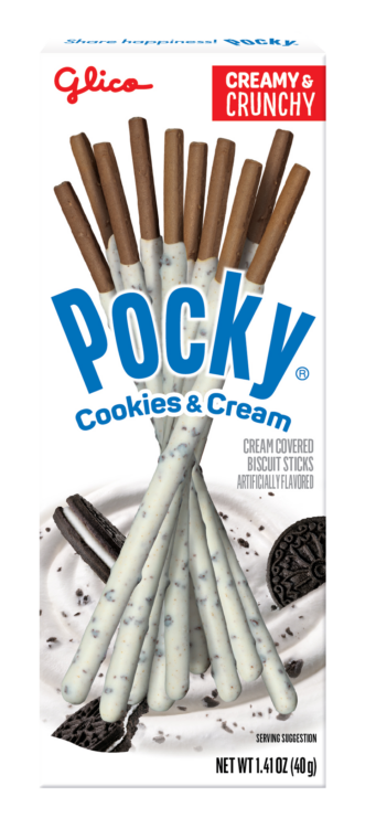 New Pocky Cookies & Cream 40 g Front