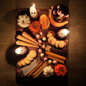 Glico Haunted Treat Charcuterie Board