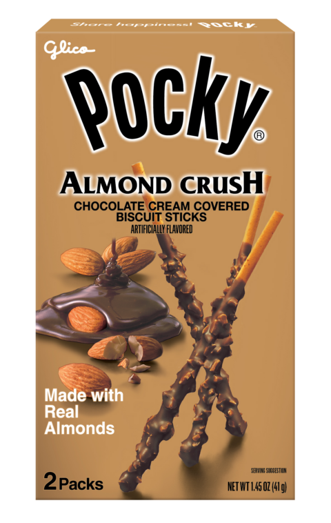 Pocky Almond Crush 1.45oz (Non-GMO) - Front